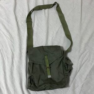 Vintage WWII Polish Gas Mask Bag